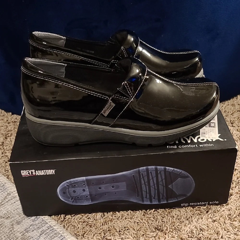 Grey's Anatomy Black Comfort Loafers with Strap - Picture 8 of 8
